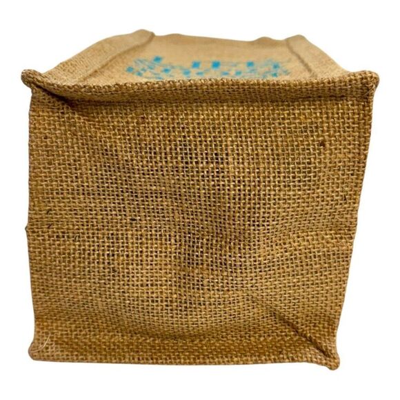 Jute Wine Tote Bag With "Life Is Too Short To Drink Bad Wine" Quote Gift Bag - Picture 4 of 7